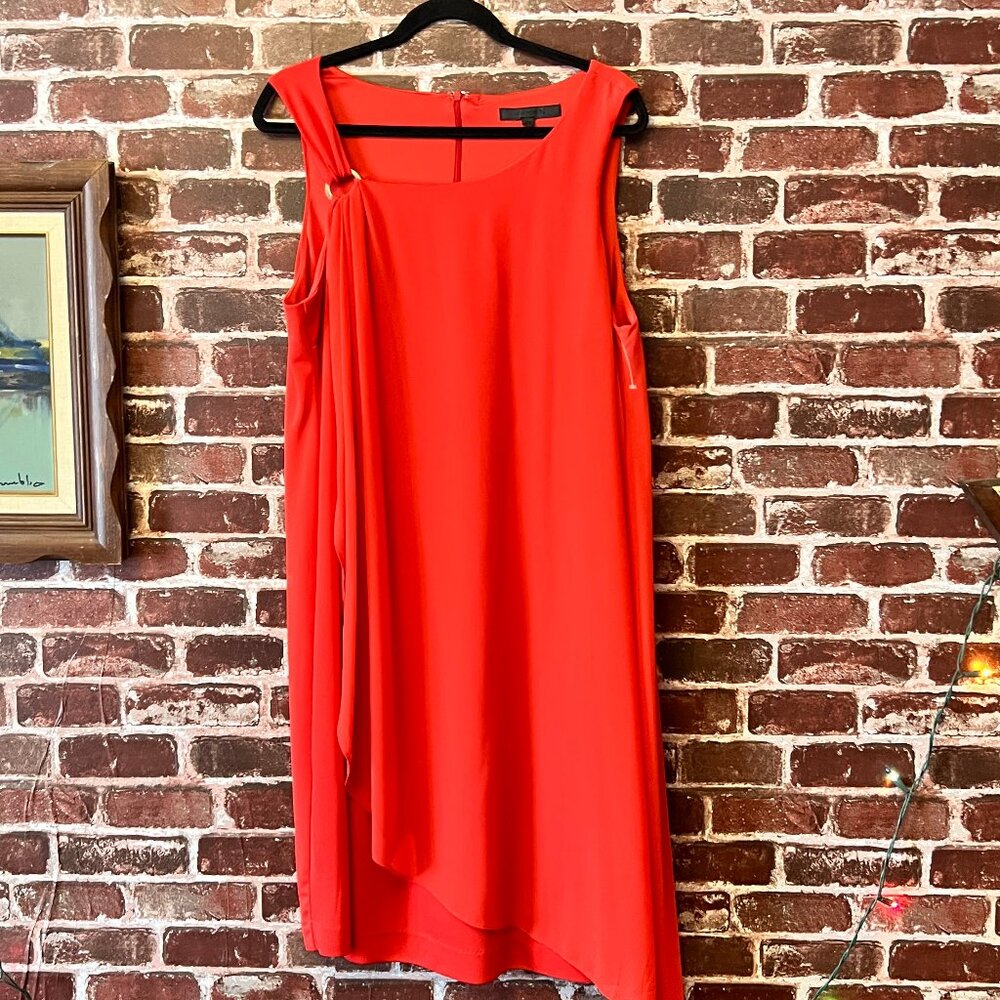 New Noir Elegant Red Sleeveless Dress